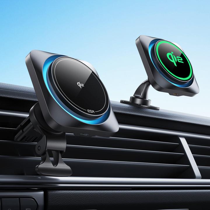 Produktbild ESR HaloLock CryoBoost MagSafe Car Mount Wireless Charger