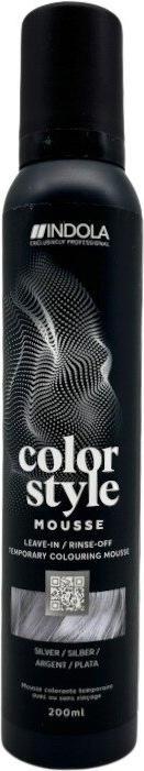 Actual product image Indola Colour Style Mousse Silver 200 ml (200 ml, Foaming agent)