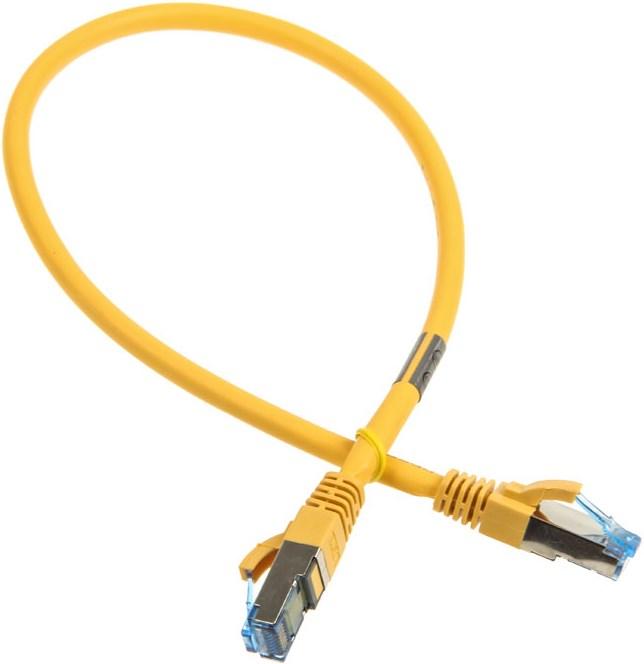 Actual product image InLine Patch cable Cat.6A, S/FTP (PiMf), 500MHz (S/FTP, CAT6a, 0.50 m)