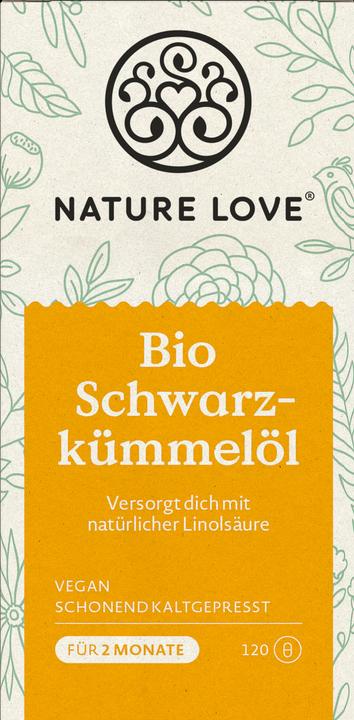 Immagine prodotto Nature Love Olio di cumino nero (120 Pezzo/i, Pillole, 71 g)