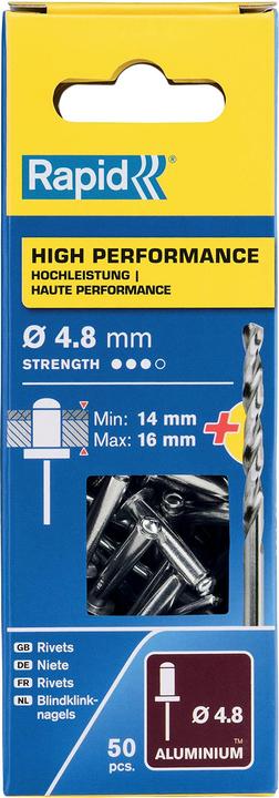 Produktbild Rapid Universal Blindniete Ø 4,8 x 20 mm