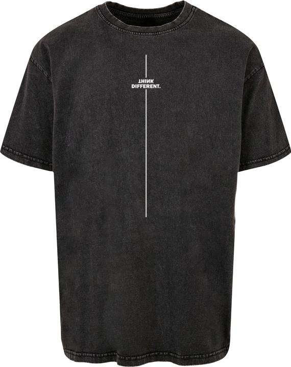 Merchcode Think Different Acid Washed Heavy Oversized Tee - 112835 (S)