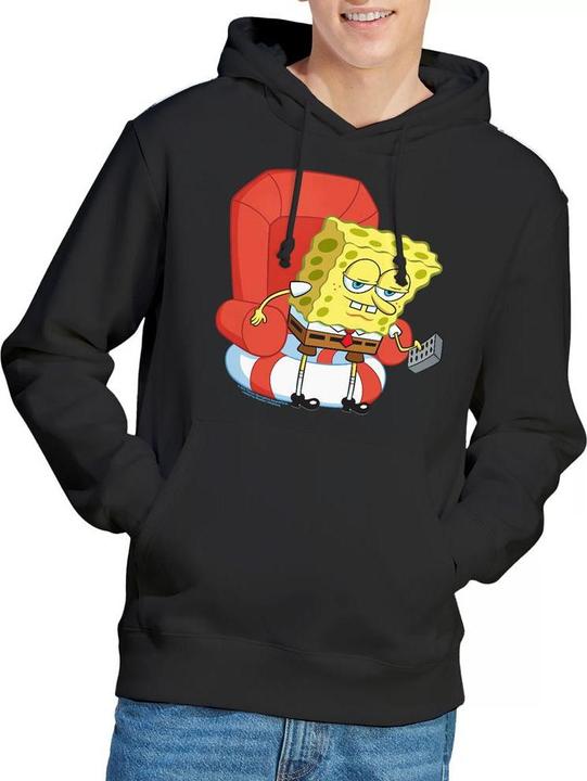 Immagine prodotto Spongebob Squarepants Head Out Meme Felpa con Cappuccio Uomo (XL)