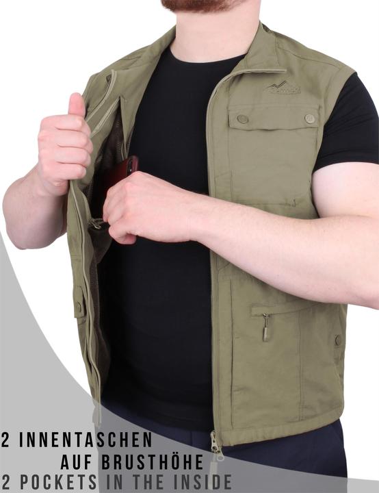 Produktbild Normani Herren Outdoor Weste Kudu - 1485 (10XL)
