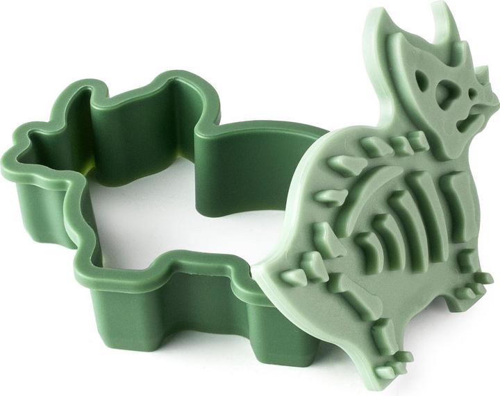 Actual product image Ibili Set 4 Dinosaurier-Ausstechformen 9 x 2 cm Perfekt zum Ausstechen von Teig, geeignet für Motto-Partys
