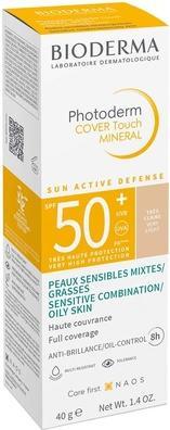Bioderma Photoderm Cover Touch SPF 50+ Sehr leicht 40g (Sonnencreme Gesicht, SPF 50)