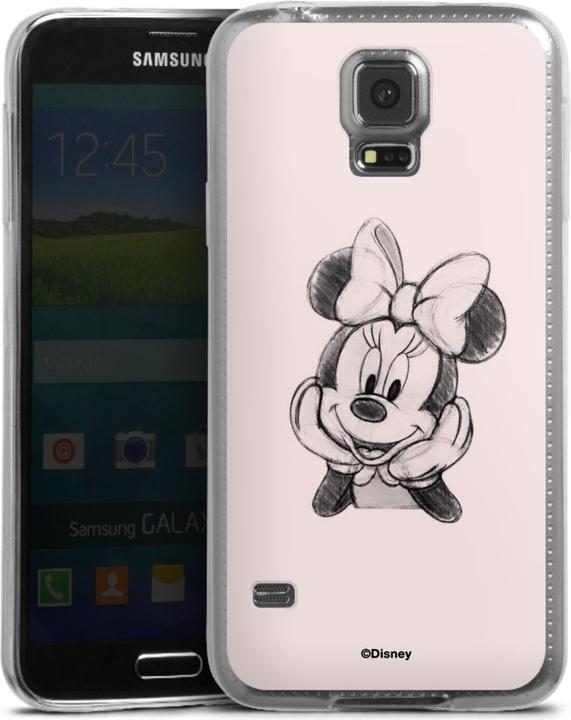 Produktbild DeinDesign Slim Case für Samsung Galaxy S5 Silikon Hülle Ultra Dünn Handyhülle Disney Minnie Mouse (Samsung Galaxy S5)