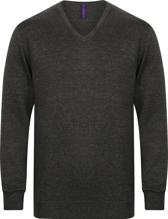 Produktbild Henbury FeinstrickPullover Sweatshirt mit VAusschnitt (XXL)
