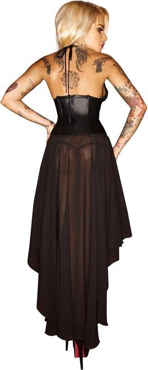 Produktbild Noir Handmade Powernet-Kleid mit Wetlook-Mieder (XXL)