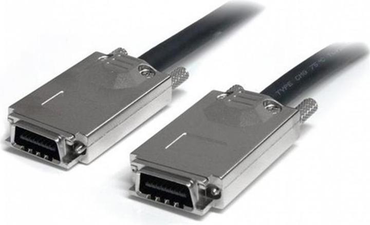 Produktbild StarTech 2m Infiniband SCSI SAS Kabel extern - SFF-8470 auf SFF8470 - Serial Attached SCSI SAS Kabel