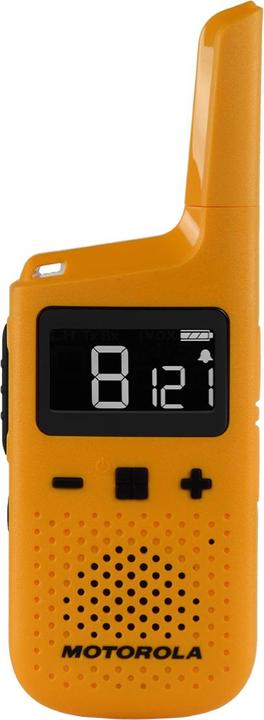Motorola T72 walkie talkie, 16 channels, yellow (8 km)