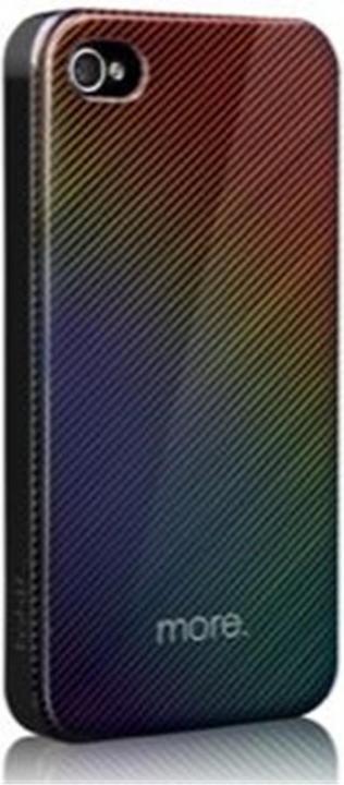 Produktbild more. Duplex Hologram Hardcase für iPhone 4/4S Schwarz (Apple iPhone 4s, Apple iPhone 4)