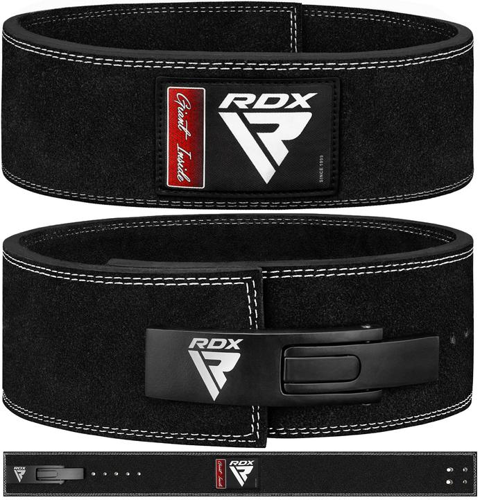 Actual product image Rdx 4L Leather Powerlifting Belt 10mm