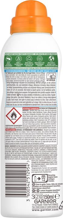 Immagine prodotto Garnier Sens Advanced Kids Mist liq (Spray solare, SPF 50+, 150 ml, 153 g)