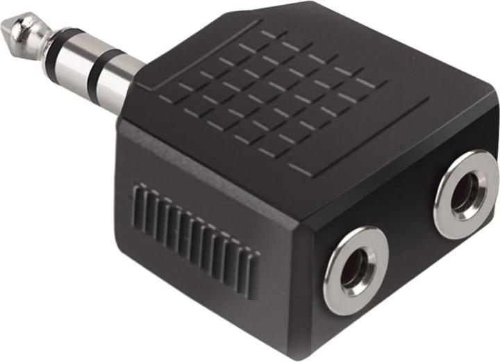 Actual product image Ekon 3.5 mm 1 male - 2 female splitter jack (Audio Splitter)