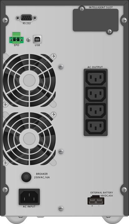Produktbild Powerwalker VFI 2000 TGB 2000VA / 1800W Online USV Tower Doppelwandler SNMP Slot HID EBM Anschluss (2000 VA, 1800 W, Online-Doppelwandler USV)