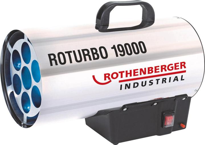 Produktbild Rothenberger RoTurbo 19000 Heizkanone + Piezo-Zündung + Schlauch + Regler ( 1500000051 ) (18500 W)