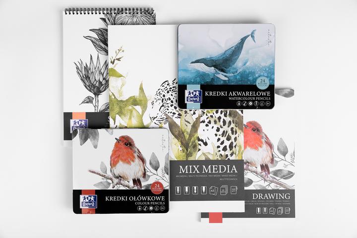 Image du produit Oxford Markerblock (A3, Blanc, Couverture souple)