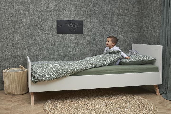 Productafbeelding Meyco Home jersey hoeslaken 180x200 bosgroen