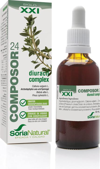 Actual product image Soria Natural Composor 24 Diuracil Complex 50ml (50 ml)