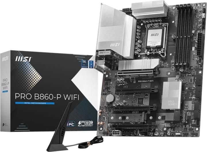 Productafbeelding MSI PRO B860-P WIFI (LGA 1851, Intel B860, ATX)