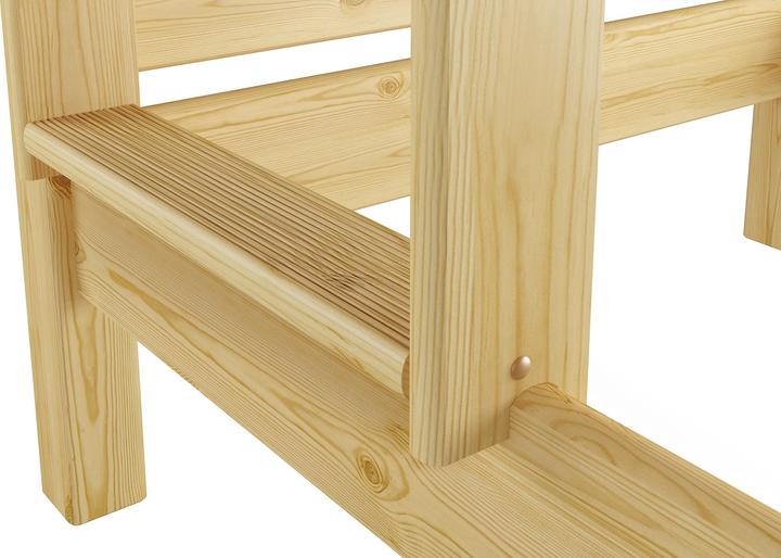 Produktbild Erst-Holz Etagenbett für Erwachsene Kiefer 90x200 Rollrosten Nische 100 Massivholz-Stockbett 60.16-09 (90 x 200 cm)