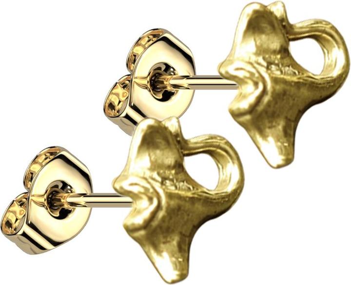 Chaotic Trading Ohrstecker vergoldet Stechrochen (Messing)
