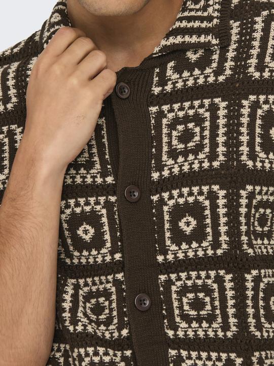 Produktbild Only & Sons ONSBART Gestricktes Poloshirt Polo (S)