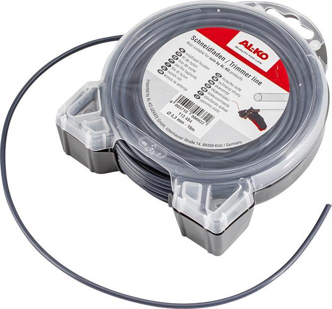 Produktbild Magni AL-KO Ersatzfaden für Trimmer und Sensen, runder Mähfaden Ø 1,6 mm, Länge 15 m (Rasentrimmer, Trimmerfaden + Fadenspule)