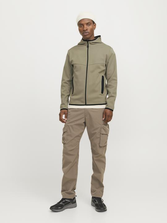 Immagine prodotto Jack & Jones Pullover monocolore con cappuccio e zip Giacca con cappuccio (M)