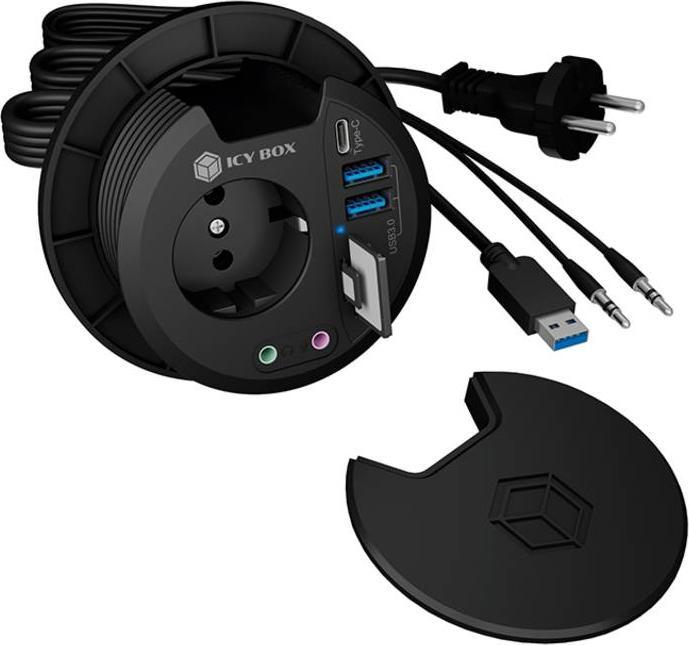 Produktbild Icy Box IB-HUB1430-CR (USB-C, 3 Ports)