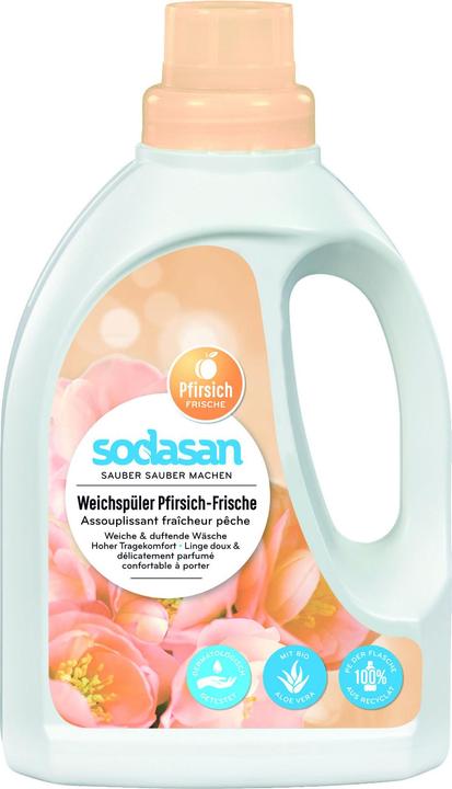 Sodasan Weichspüler Pfirsich-Frische (18 Waschgänge, Flüssigwaschmittel)