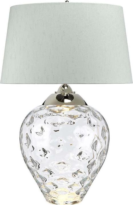 Image du produit Elstead Lighting Samara Lampe de table E27 79cm Nickel poli Château, bleu clair (620 lm, E27)