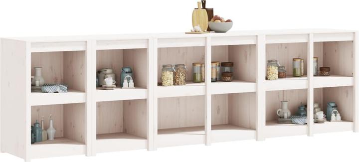 Produktbild VidaXL Outdoor-Küchenschränke 4 Stk. Weiss Massivholz