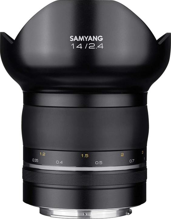 Samyang XP 14mm f/2.4 Canon EF (Canon EF, Canon EF-S, APS-C / DX, Plein format)
