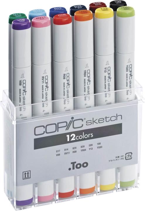 Produktbild Copic Marker sketch (Light Grey, 5 mm, 12 x)