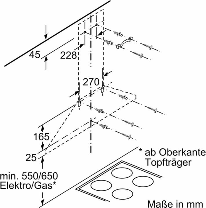 Actual product image Bosch Hausgeräte DWP66BC50 (Wall hood)