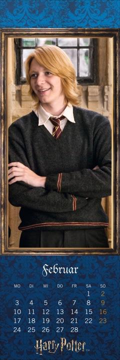 Produktbild Harry Potter Lesezeichen & Kalender 2025 (6 x 18 cm, Harter Einband, Deutsch)