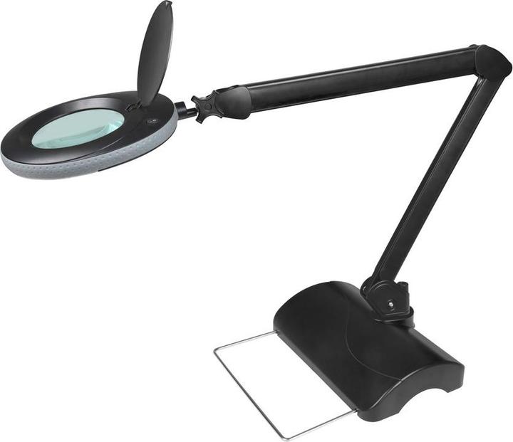 Produktbild Lumeno LED Lupenleuchte 721X-MKIII, inkl. Tischstativ, 8 Dioptrien, schwarz (910 lm)