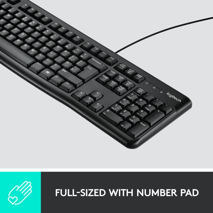 Actual product image Logitech Mk120 (CH, Cable)