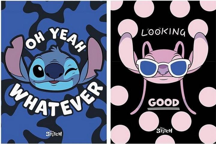Actual product image Lilo & Stitch Stitch & Angel Poster (Pack of 2)