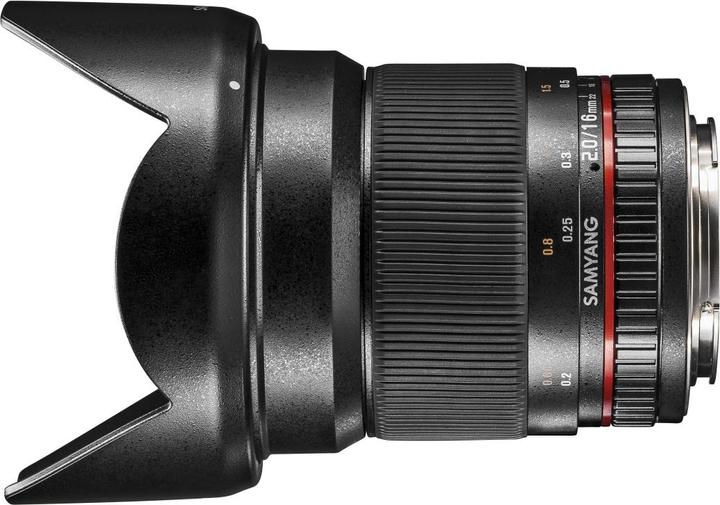 Produktbild Samyang 16mm f/2 ED AS UMC CS - Nikon F (Nikon DX, Nikon F, APS-C / DX)