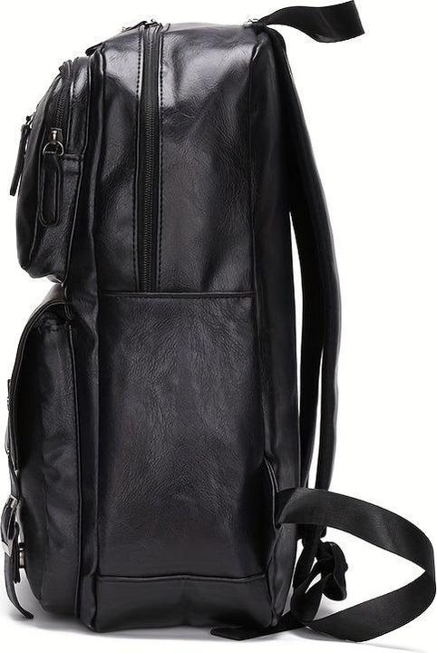Produktbild Only-Bags.Store Stilvolle 15.6 Kunstleder Laptop-Tasche, Business-Rucksack für Männer, Reiserucksack