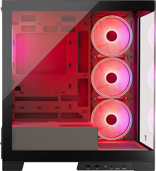 Image du produit Modecom Boîtier informatique Volcano SPACE APEX ARGB MIDI USB 3.0 X 2 CYPE-C (mATX, Mini-ITX)