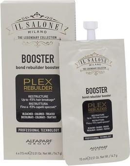 Il Salone Milano Professioneller Plex Rebuilder Booster für gebleichtes, gefärbtes Haar 4er Pack 0.51oz (4 ml)