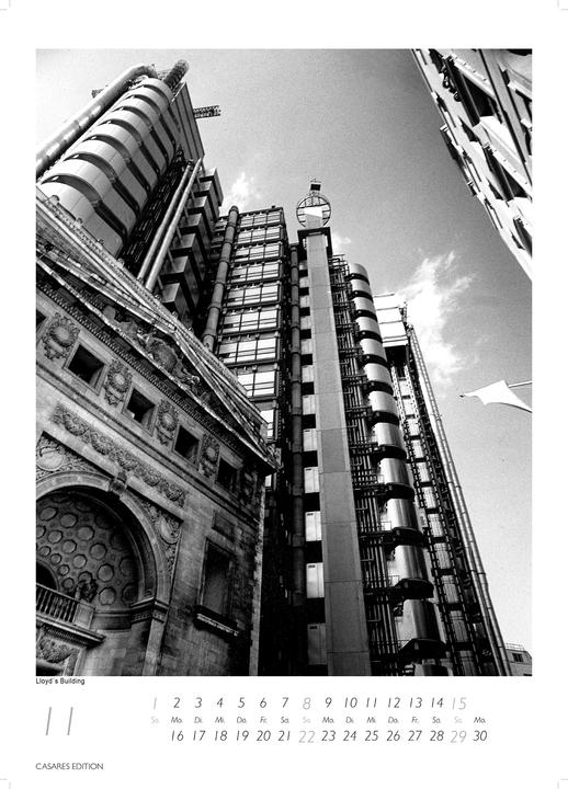 Image du produit London schwarz-weiss 2026 S 29x21cm (Allemand)