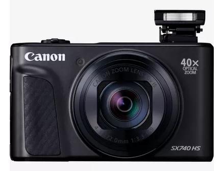 Actual product image Canon SX740 HS Digital Camera, black (4.3 - 172 mm, 21.10 Mpx)