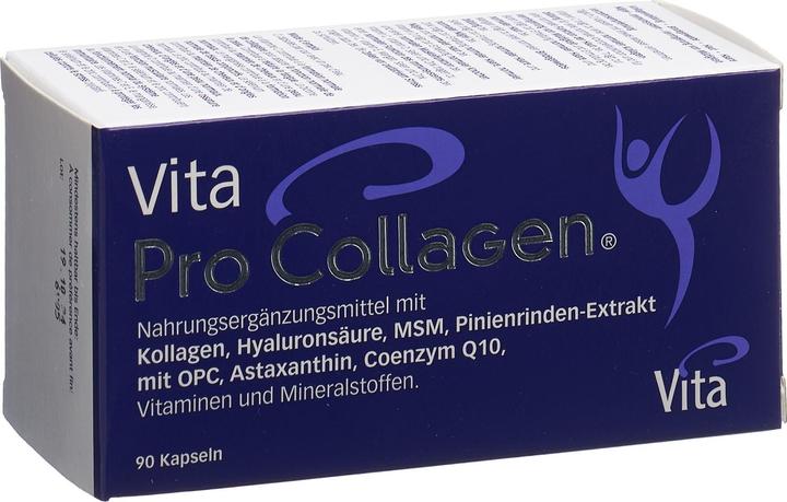 Vita PRO Kollagen MSM Kiefernrinde OPC Astaxanthin und mehr (90 Stück, Kapseln, 313 g)