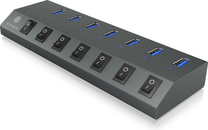 Image du produit Icy Box IB-HUB1701-C3 (USB-C, 7 Ports)
