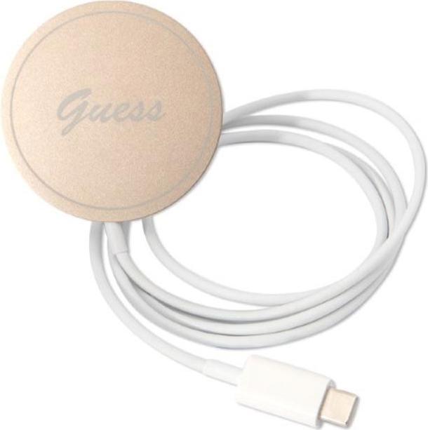 Image du produit Guess Zestaw GUBPP14LHMEACSK Étui+chargeur iPhone 14 Pro 6,1" czarny/black hard case Marble MagSafe (Apple iPhone 14 Pro)